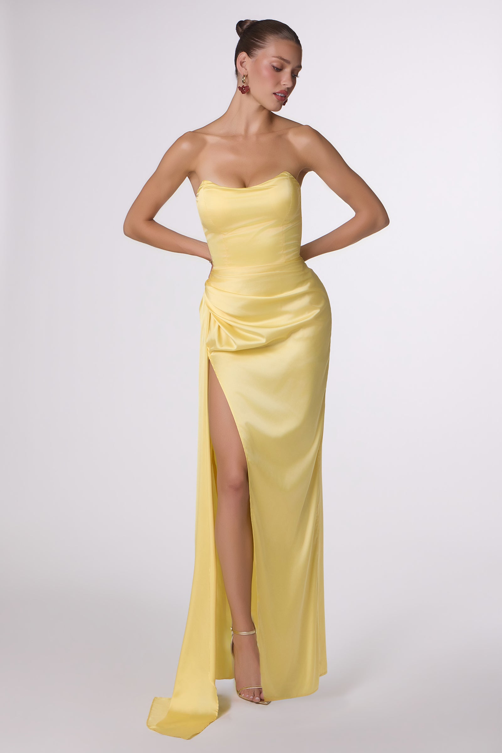 Amaya Satin Maxi Dress